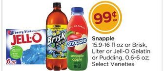 Food 4 Less Snapple offer