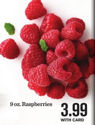 Mariano's 9 oz. raspberries offer