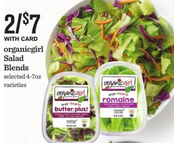Mariano's Organicgirl salad blends offer