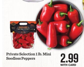 Mariano's Private selection 1 lb. mini seedless peppers offer
