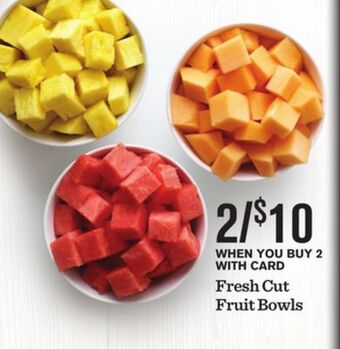 Mariano's Fresh cut fruit bowls offer