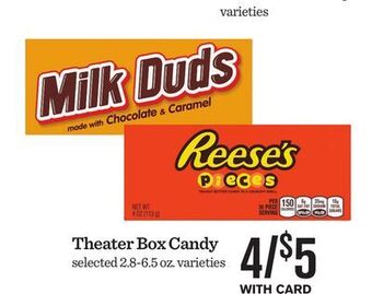 Mariano's Theater box candy offer