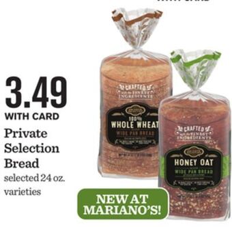 Mariano's Private selection bread offer