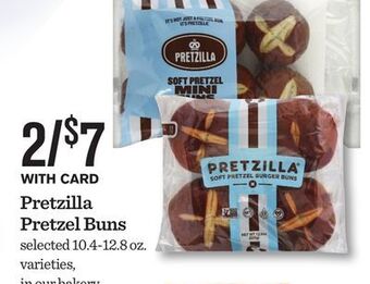 Mariano's Pretzilla pretzel buns offer