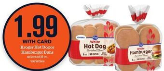 Mariano's Kroger hot dog or hamburger buns offer