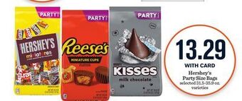 Mariano's Hershey's party size bags offer