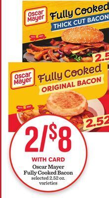Mariano's Oscar mayer fully cooked bacon offer