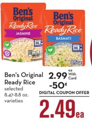 Mariano's Ben's original ready rice offer