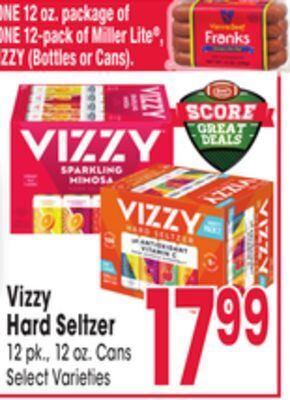 Jewel-Osco Vizzy hard seltzer offer