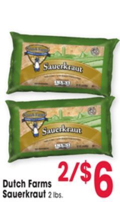 Jewel-Osco Dutch farms sauerkraut offer
