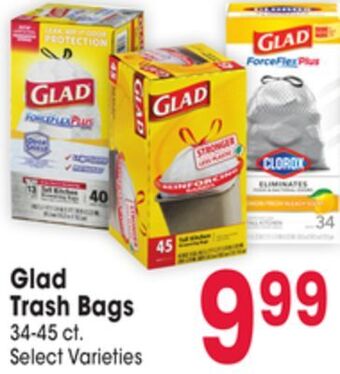 Jewel-Osco Glad trash bags offer