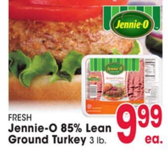 Jewel-Osco Jennie-o 85% lean ground turkey offer