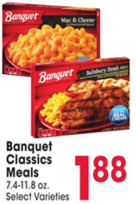 Jewel-Osco Banquet classics meals offer
