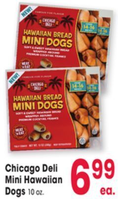 Jewel-Osco Chicago deli mini hawaiian dogs offer