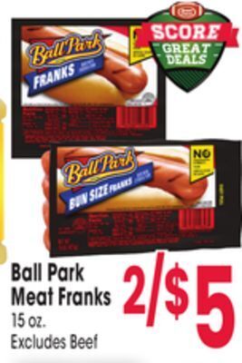 Jewel-Osco Ball park meat franks offer