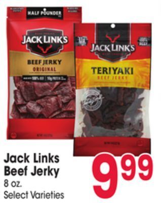 Jewel-Osco Jack links beef jerky offer