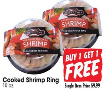 Jewel-Osco Cooked shrimp ring offer