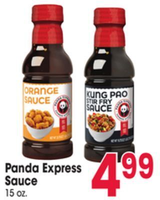 Jewel-Osco Panda express sauce offer