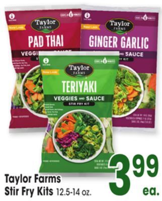 Jewel-Osco Taylor farms stir fry kits offer