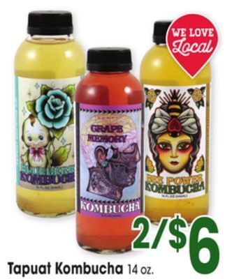 Jewel-Osco Tapuat kombucha offer