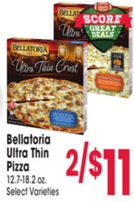 Jewel-Osco Bellatoria ultra thin pizza offer