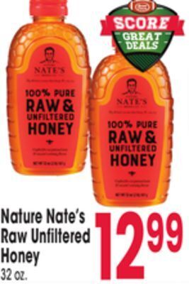 Jewel-Osco Nature nate's raw unfiltered honey offer