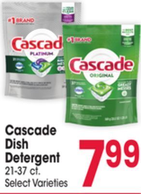 Jewel-Osco Cascade dish detergent offer
