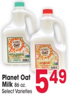 Jewel-Osco Planet oat milk offer