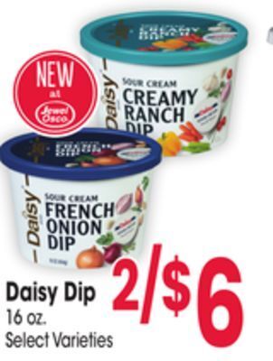 Jewel-Osco Daisy dip offer