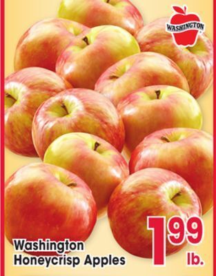 Jewel-Osco Washington honeycrisp apples offer