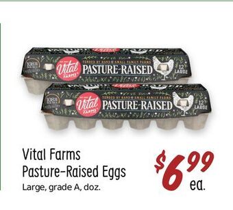 Sprouts Farmers Market Vital farms pasture-raised eggs offer