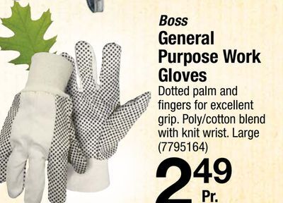 Ace Hardware General purpose work gloves offer