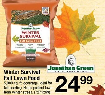 Ace Hardware Jonathan green winter survival fall lawn food offer