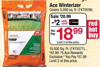 Ace Hardware Ace winterizer offer
