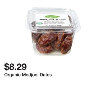Wegmans Organic medjool dates offer