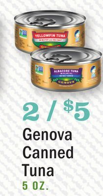 Heinen's Genova canned tuna offer