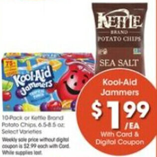Baker's Kool Aid Jammers offer