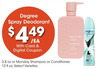 Baker's Degree Spray Deodorant offer