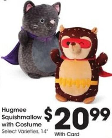 Baker's Hugmee Squishmallow with Costume Select Varieties, 14" offer