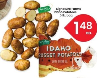 Albertsons Signature Farms Idaho Potatoes 5 lb. bag offer