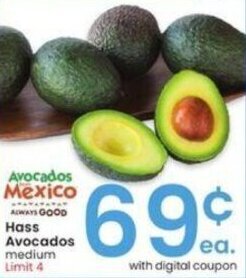 Albertsons Hass Avocados offer