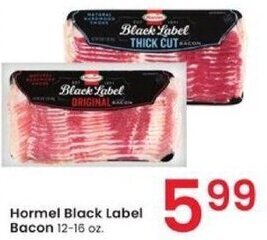 Albertsons Hormel Black Label Bacon 12-16 oz. offer