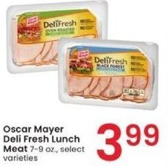 Albertsons Oscar Mayer Deli Fresh Lunch Meat 7-9 oz., select varieties offer