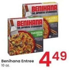 Albertsons Benihana Entree 10 oz. offer