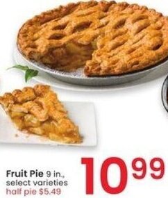 Albertsons Fruit Pie 9 in offer