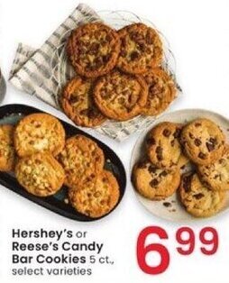 Albertsons Hershey's or Reese's Candy Bar Cookies 5 ct., select varieties offer