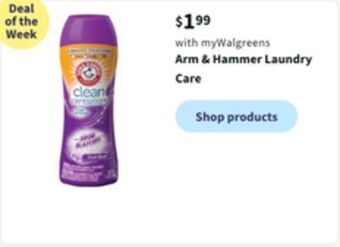 Walgreens Arm & hammer laundry care offer