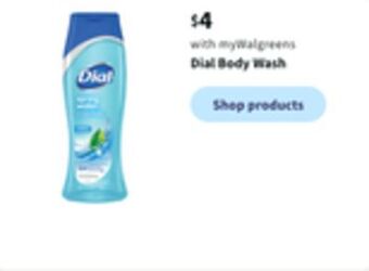Walgreens Dial body wash offer