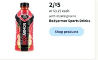 Walgreens Bodyarmour sport drinks offer