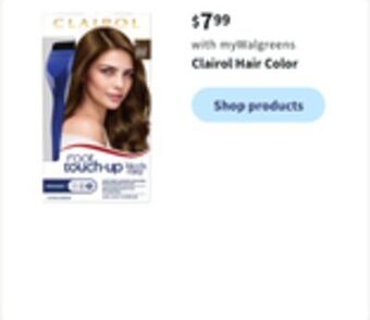 Walgreens Clairol hair color offer